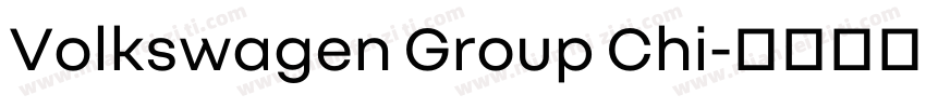 Volkswagen Group Chi字体转换